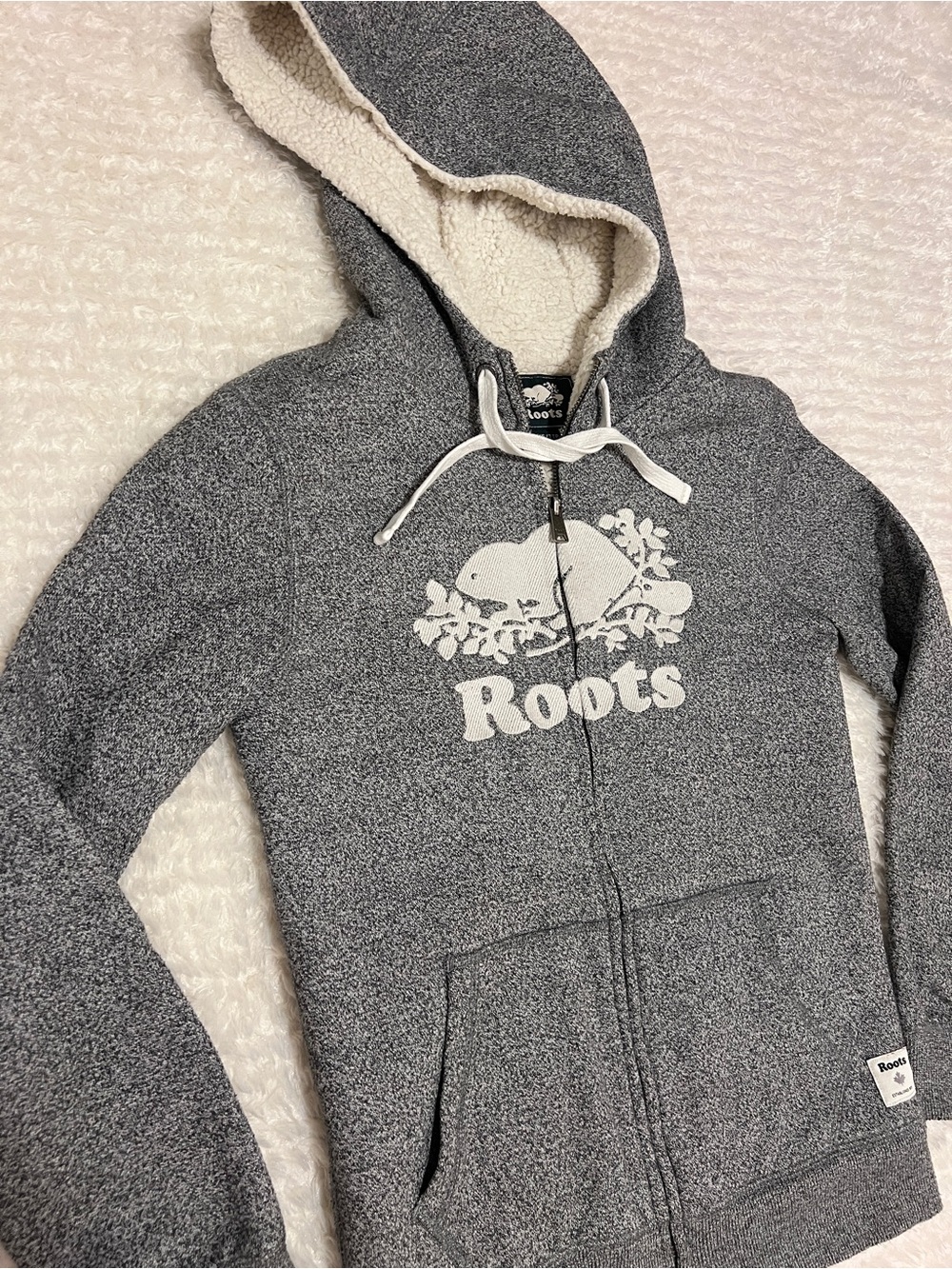 Roots Women's Salt & Pepper Hoodie XXS
